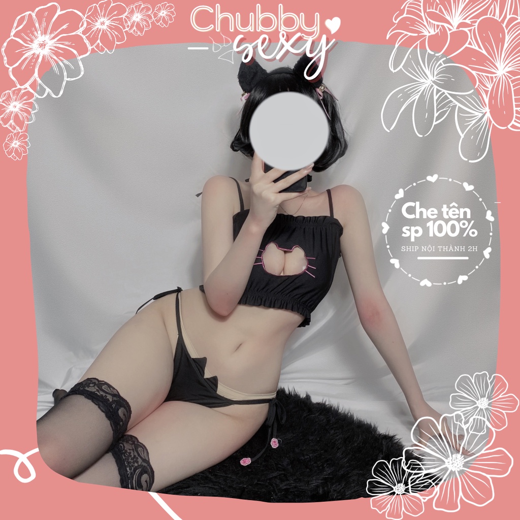 Cosplay Bikini Cô Mèo Hoang Gợi Cảm - Wild Cat Lady Girl Sexy - Chất Liệu Cao Cấp Kèm Vòng Cổ Chuông - CPL38 Chubby.Sexy | BigBuy360 - bigbuy360.vn
