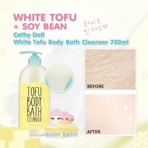 Sữa tắm Cathy Doll Tofu Body Bath Cleanser 750mL