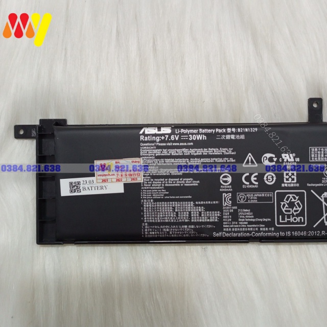 Pin Laptop Asus X453M X453S X453MA X453SA X453 b21n1329 NEW. Bảo hành toàn quốc 1 đổi 1