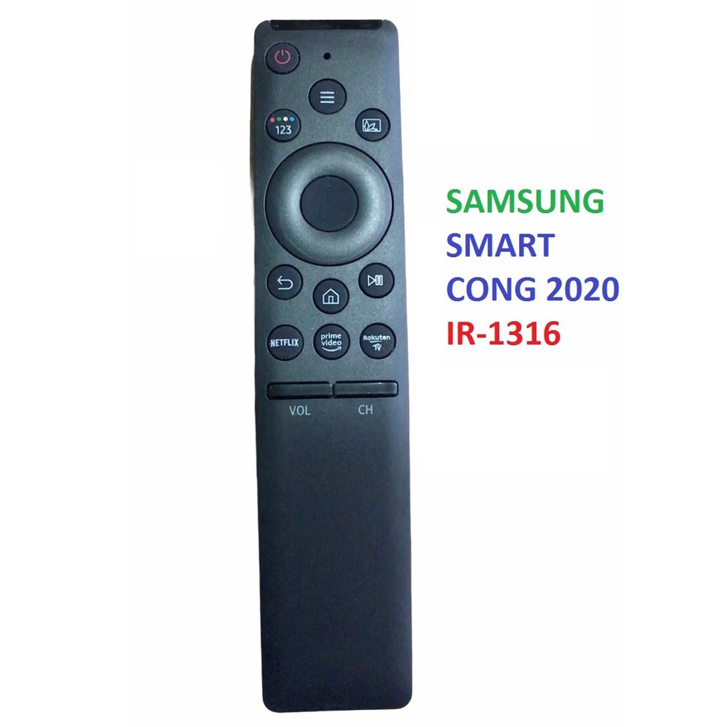 ĐIỀU KHIỂN TIVI SAMSUNG SMART CONG IR-1316 NĂM 2020 DÒNG KHÔNG GIỌNG NÓI VÀO MẠNG INTERNET-TẶNG KÈM PIN