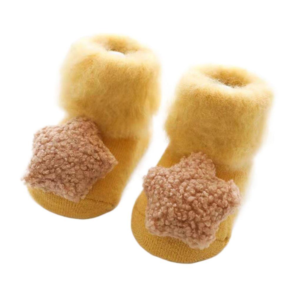 CLEOES Vớ Nhung Dày Dặn Chống Trượt Giữ Ấm Mùa Thu Cho Bé Gái Sơ Sinh