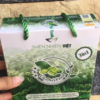 Giảm cân cape trà xanh 109k hộp 10 gói liệu trình 20 gói