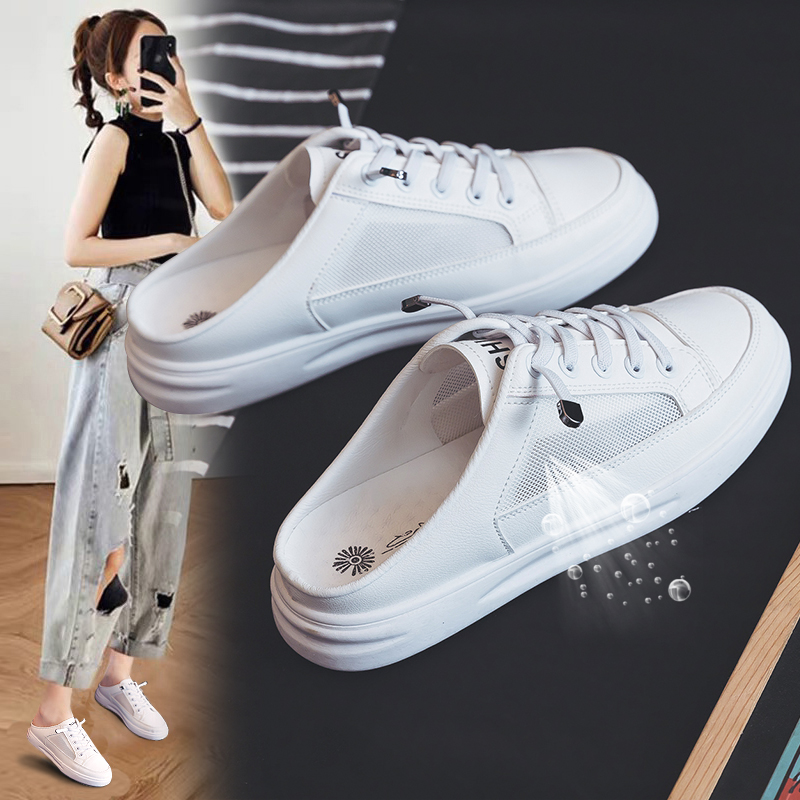 Giày hở gót IELGY thời trang nữ mũi tròn thanh lịch