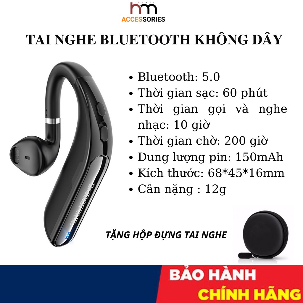 Tai nghe Bluetooth không dây BOROFONE 1 ĐỔI 1