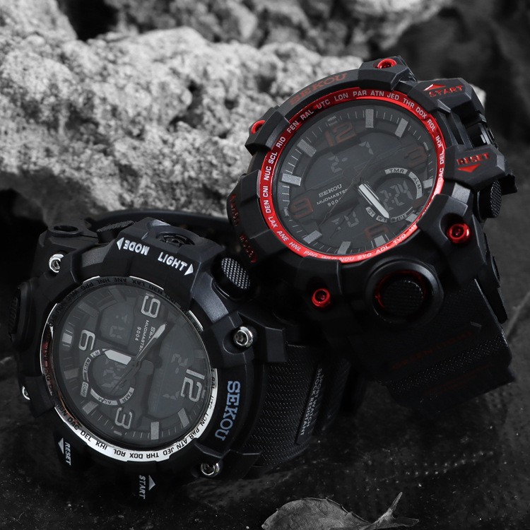 Đồng hồ thể thao nam điện tử cao cấp chính hàng SEKOU 9004 | BigBuy360 - bigbuy360.vn