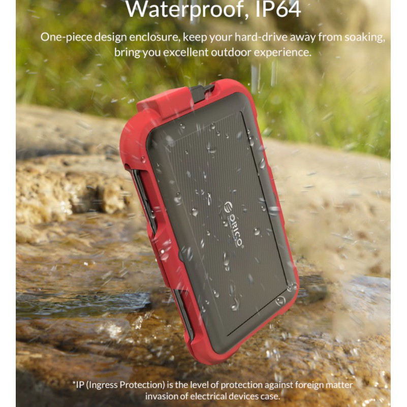 Hộp Đựng Ổ Cứng Ssd Hdd 2.5inch Chống Sốc Chống Nước Ip64 Upto 4tb | BigBuy360 - bigbuy360.vn