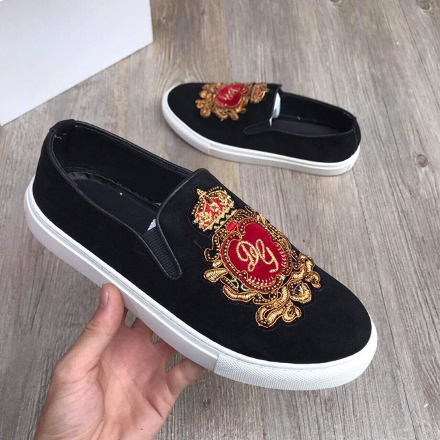 Giầy lười thêu đỏ nam ( giầy D/G )