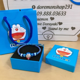 Vòng Tay Bạc Dây Tết Doremon Doraemon