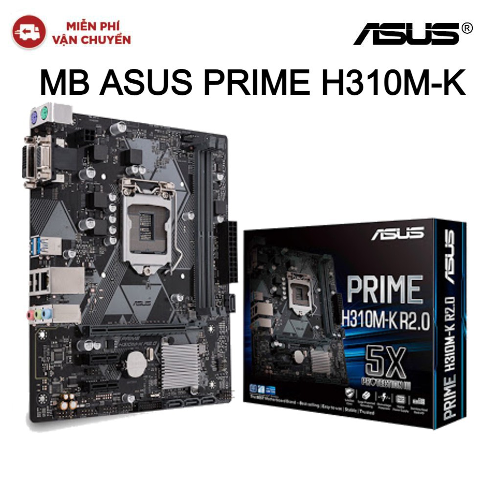 MAINBOARD MB ASUS PRIME H310M-K R2.0 - Hàng chính hãng new