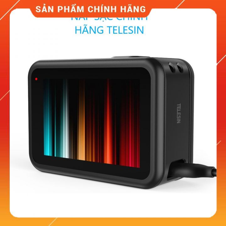 Nắp sạc Gopro 9 ❤ Chính hãng TELESIN ❤ Nắp sạc Gopro 9 - Cường Lực Go9 - Case chống nước Gopro 9- Ốp silicon Gopro 9