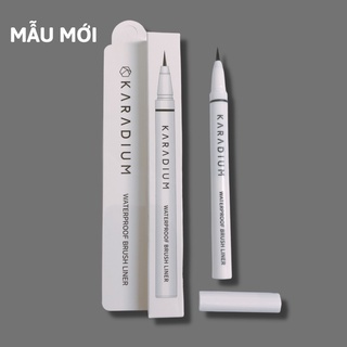 BÚT KẺ MẮT KARADIUM WATERPROOF EYELINER PEN BLACK vỏ trắng-nâu mẫu mới