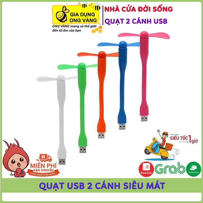 Quạt USB 2 Cánh Rời Cắm Máy Tính, Sạc Dự Phòng, Củ Sạc Điện Thoại, Siêu Mát - Siêu Tiện Dụng | WebRaoVat - webraovat.net.vn