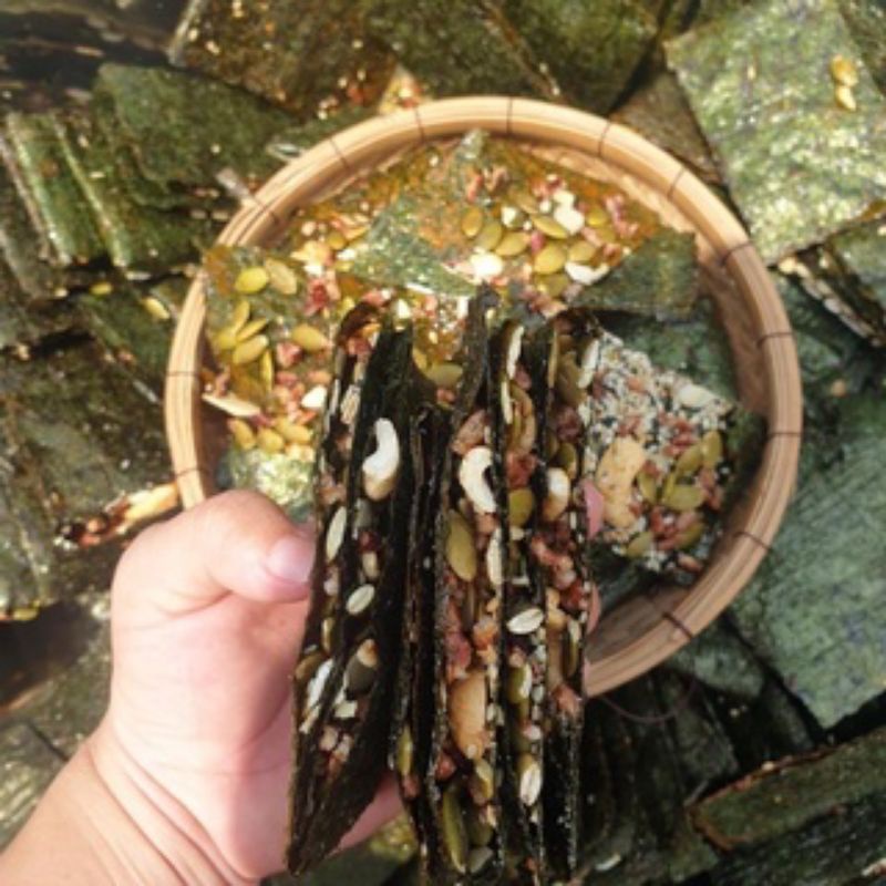 Rong biển kẹp hạt dinh dưỡng ăn liền eatclean& healthy.