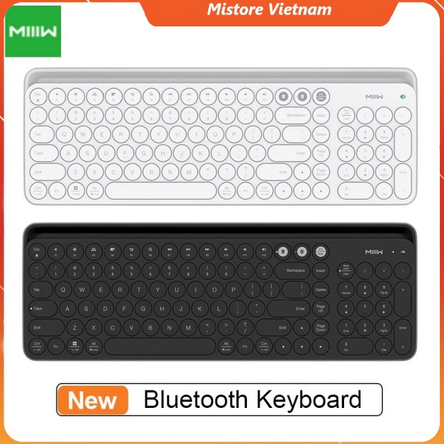 Bàn phím không dây Bluetooth 2 chế độ Miiiw MWBK01 đế nhôm