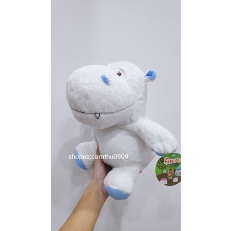 Gấu bông hà mã moomin trắng đáng yêu