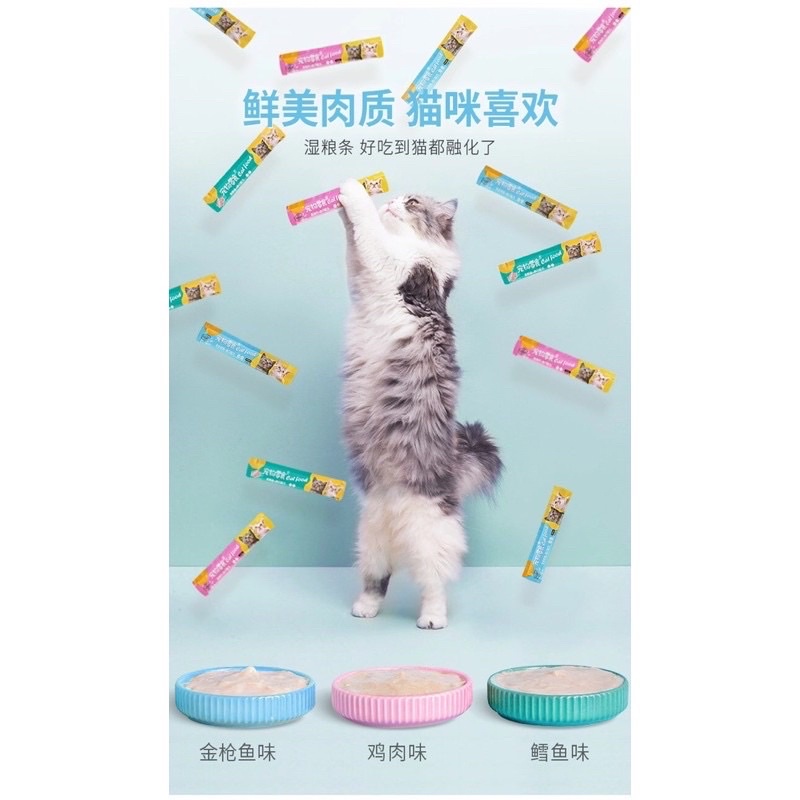 Súp dinh dưỡng cho mèo mượt lông đẹp da hỗ trợ đường ruột 15g