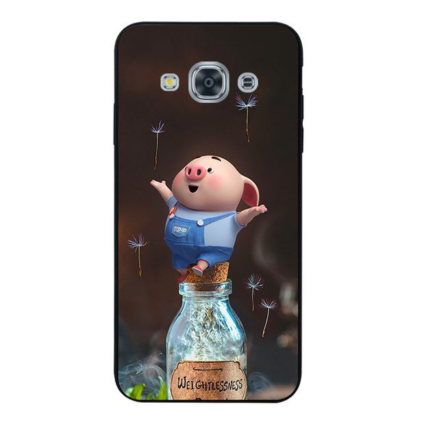 Ốp điện thoại in hình chú heo dễ thương cho Samsung Galaxy J2 J3 J4 J6 J5 J7 Prime Pro Plus Duo