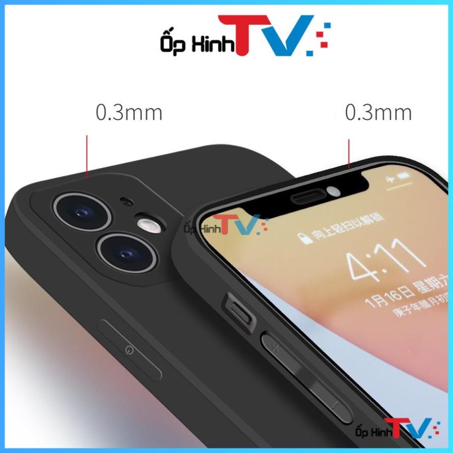 Ốp lưng iPhone Nike cạnh viền vuông silicon mềm dẻo bảo vệ camera cho iphone 6/6s/7/8/X/XS/11/12/13 Pro Plus Max