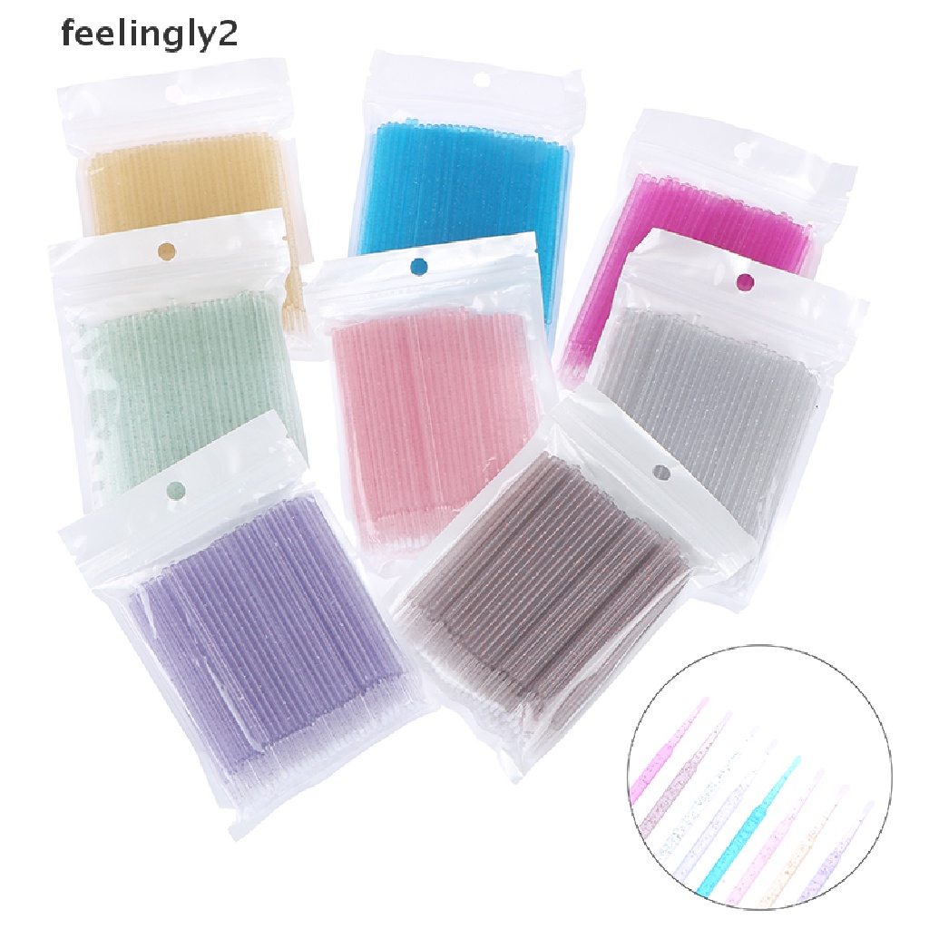 [Hàng mới về] Set 100 tăm bông chuốt lông mi trang điểm tiện dụng chất lượng cao