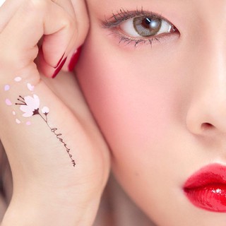 Hình xăm Cherry Blossom Temporary Tattoo Sticker (có bill)
