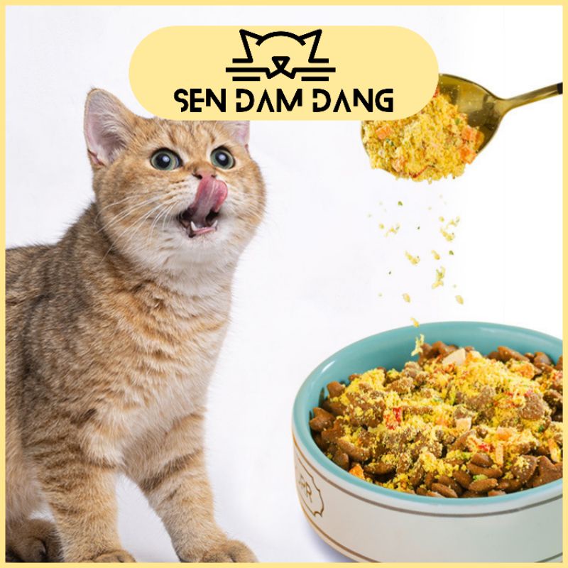 Bột Lòng Đỏ Trứng Gà Sấy Cho Cún Mèo - Gói 100 Gram