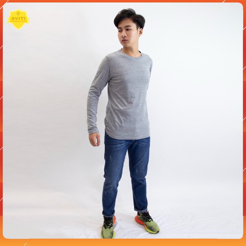 Áo thun nam dài tay AVITI hàng xuất dư AT54 | BigBuy360 - bigbuy360.vn