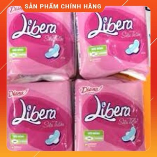 Băng vệ sinh libera siêu thấm siêu mỏng có cánh gói 8 miếng
