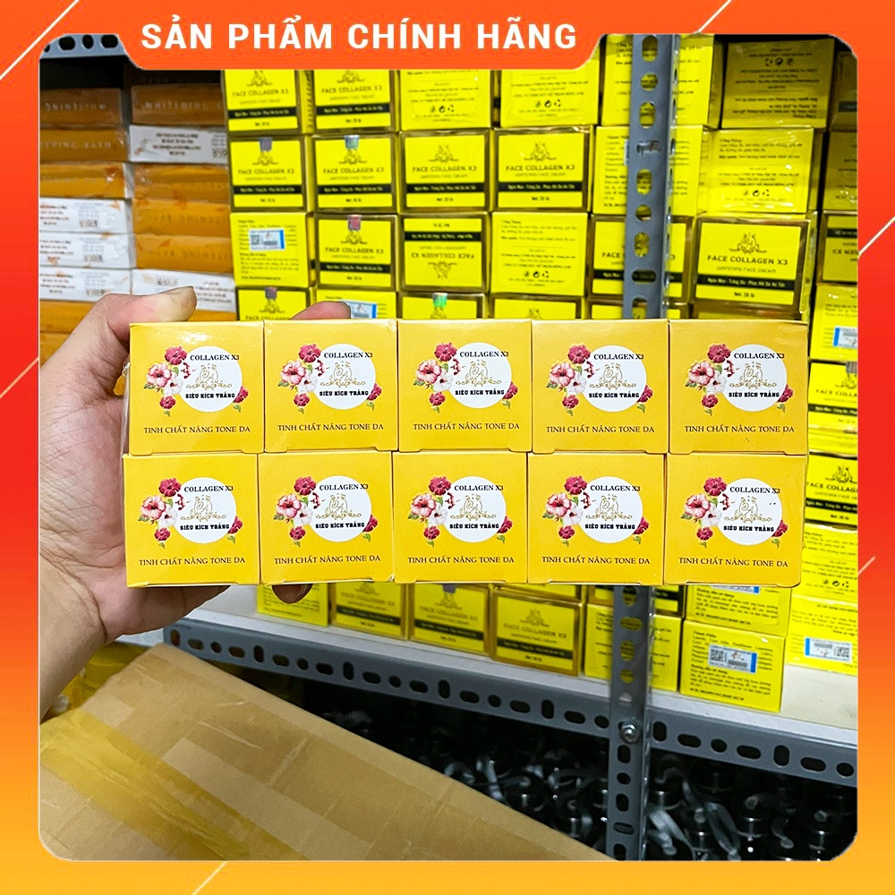 [Chính hãng] Kem kích trắng Collagen X3 Mỹ Phẩm Đông Anh