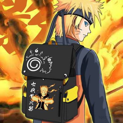 Ag Ba Lô Đi Học Sức Chứa Lớn Hình Hoạt Hình Naruto co branded Shann gann Junior senior