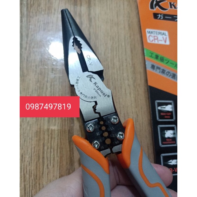 [Rẻ Nhất Shopee] Kìm 3 Trong 1 Hiệu KAPUSI Hàng Cao Cấp Loại 1