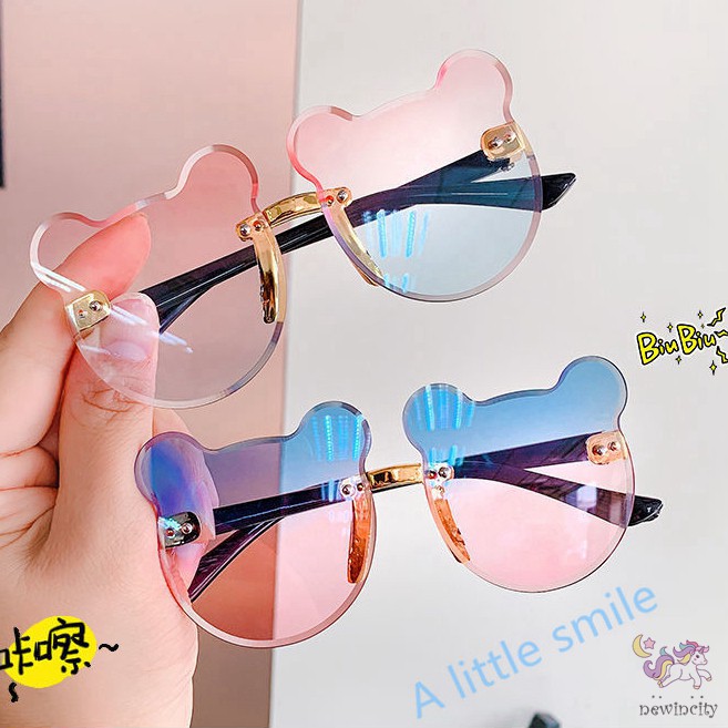 Kính Mát Gọng Tai Gấu Đáng Yêu Cho Bé