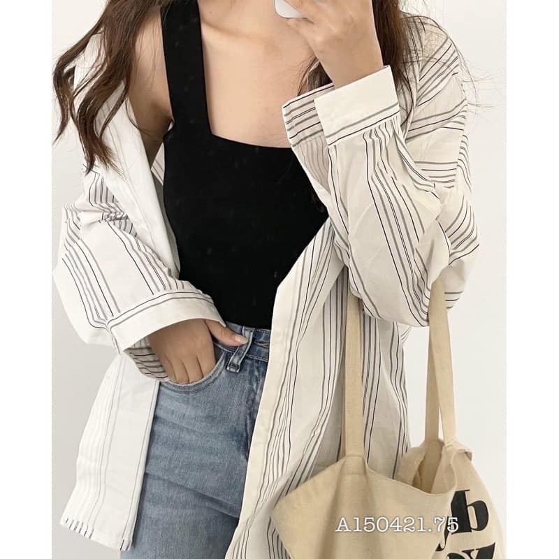 ÁO 2 DÂY TRƠN CROPTOP