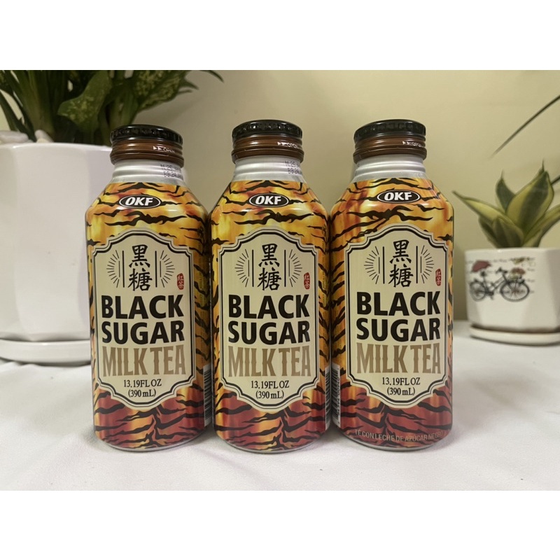 Trà sữa đường đen OKF Hàn Quốc chai 390ml