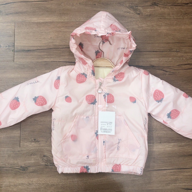 Áo khoác gió nỉ cho bé