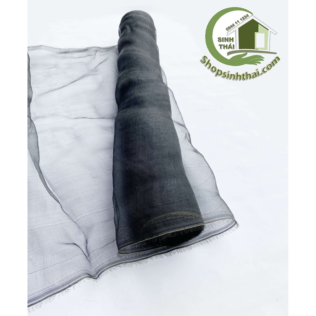 Lưới mùng màu đen, lưới chặn côn trùng - lưới chống muỗi - lưới bảo vệ cây trồng - khổ 1,15m