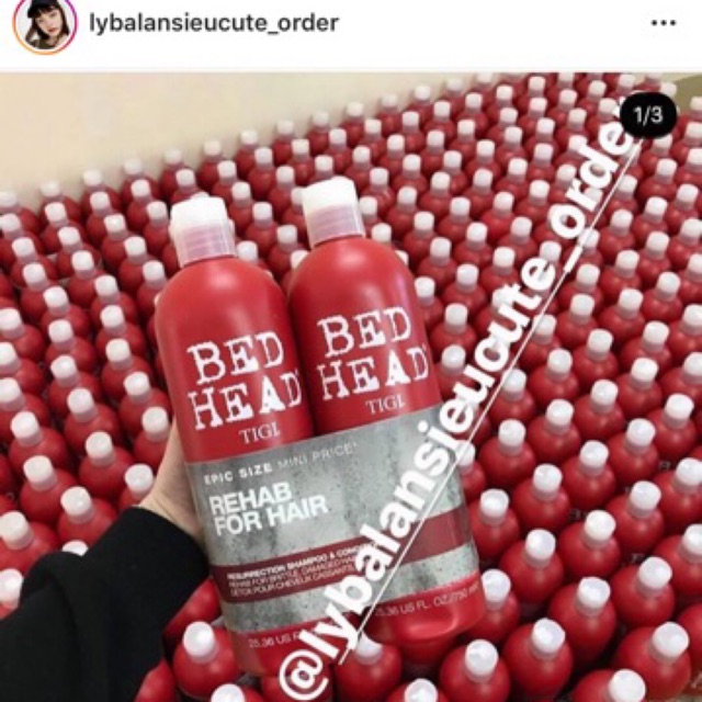 Dầu gội + xả tigi gồm 2% phí shopee | BigBuy360 - bigbuy360.vn