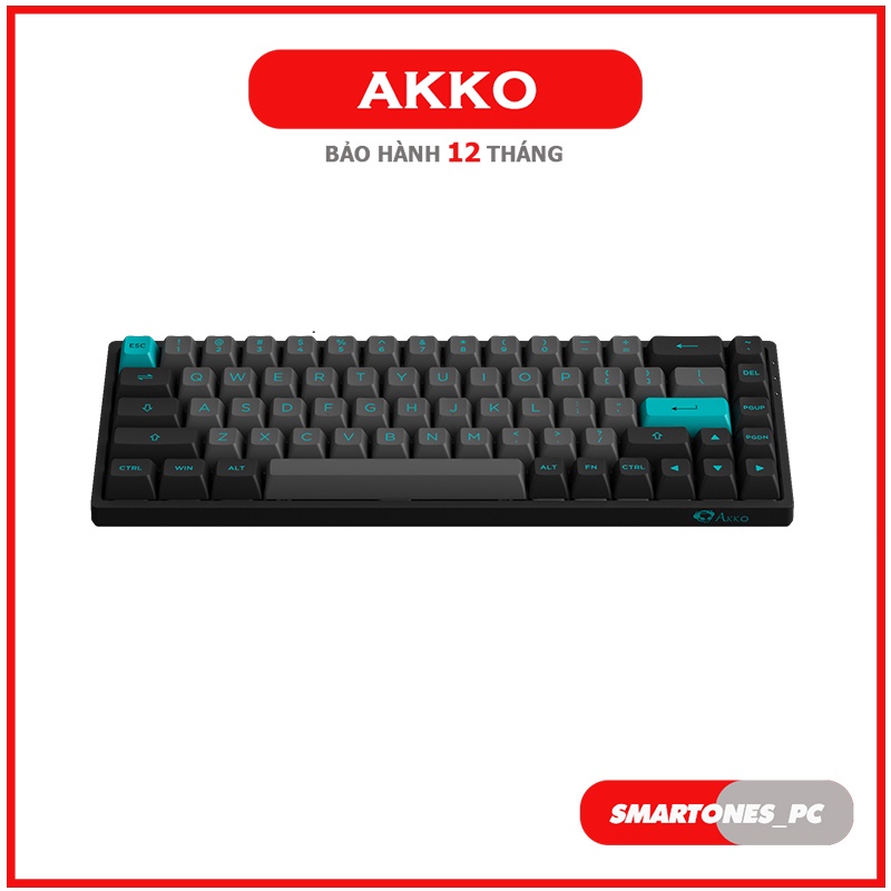 Bàn phím cơ AKKO 3068B Plus Black&Cyan