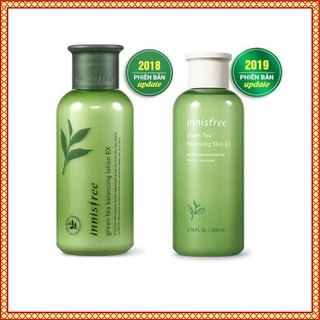Nước cân bằng da 💖FREESHIP💖 Nước hoa hồng Innisfree Trà Xanh  cấp ẩm và làm đẹp da