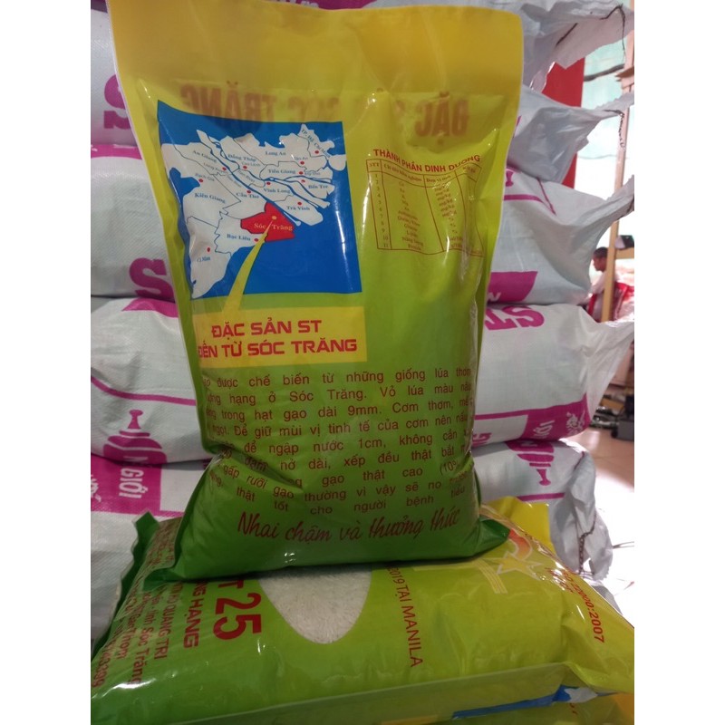 BÁN SỈ GẠO ST25 - GẠO NGON NHẤT THẾ GIỚI ( túi 5kg) | BigBuy360 - bigbuy360.vn