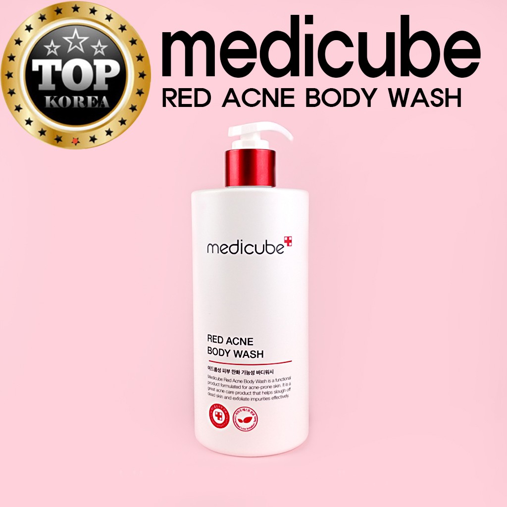 <<< ★Medicube★ Red Acne Body Wash >>>Sữa Tắm Medicube Hỗ Trợ Giảm Mụn Lưng Cơ Thể 400g