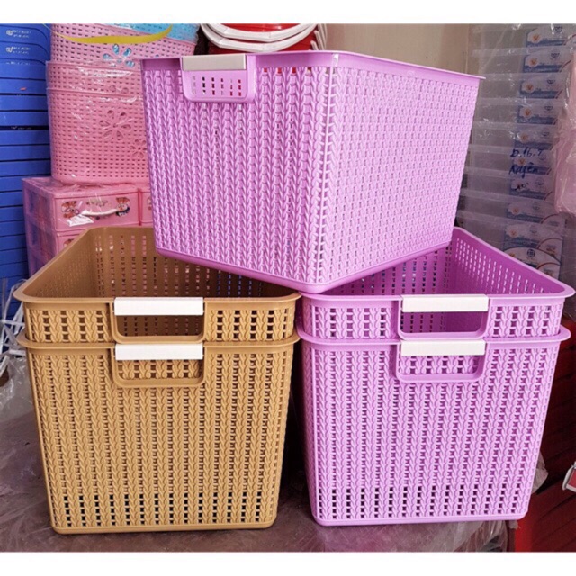 Combo 10 giỏ Đan cỡ đại