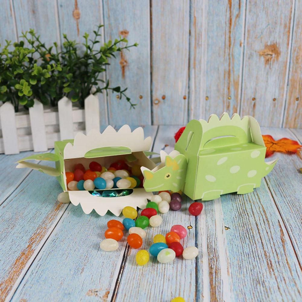 Set 10 Hộp Đựng Bánh Quy Hình Khủng Long