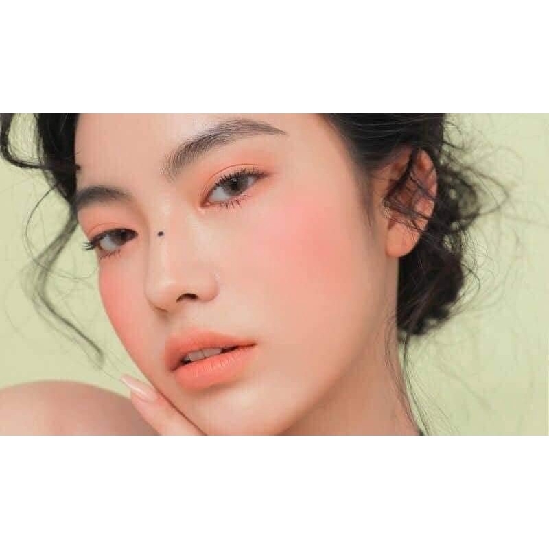 Bảng Má Hồng Moonslice Beauty 4 Ô Tone Cam Hồng Đào Siêu Xinh
