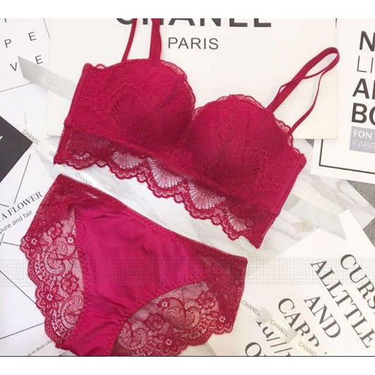 Bồ đồ lót nữ viền ren bản to đệm dày siêu nâng siêu đẩy, đồ lót đẹp | BigBuy360 - bigbuy360.vn