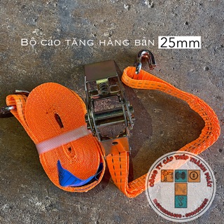Bộ cảo chằng hàng bản 25mm-5m(5mét) (Dây Tăng Hàng)