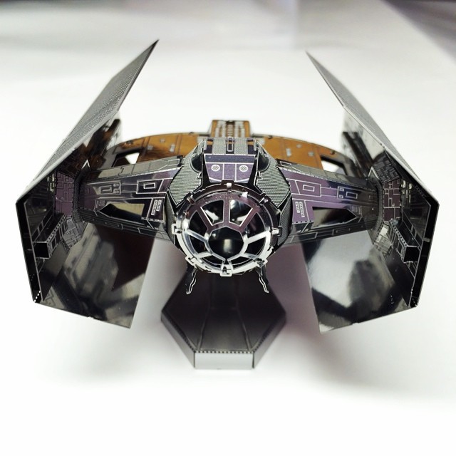 Mô Hình Lắp Ghép 3D Kim Loại Tự Ráp Phi Thuyền Darth Vader Tie Fighter Star Wars - Chưa Lắp