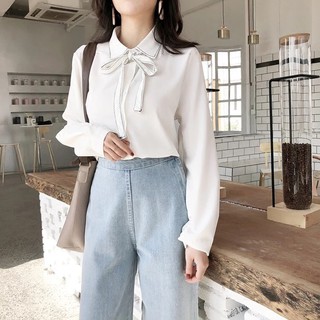 [Order] Sơ mi cách điệu cổ nơ