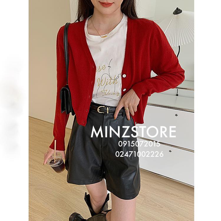 Cardigan cổ tim dài tay #2153 (6 màu)