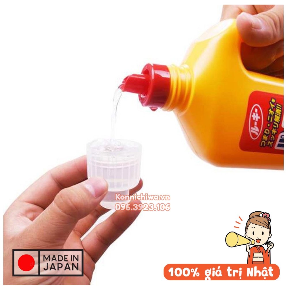 Dung dịch làm sạch và thông tắc cống, bồn rửa, đường ống nước Nhật Bản PIX Rocket Pipe Cleaner