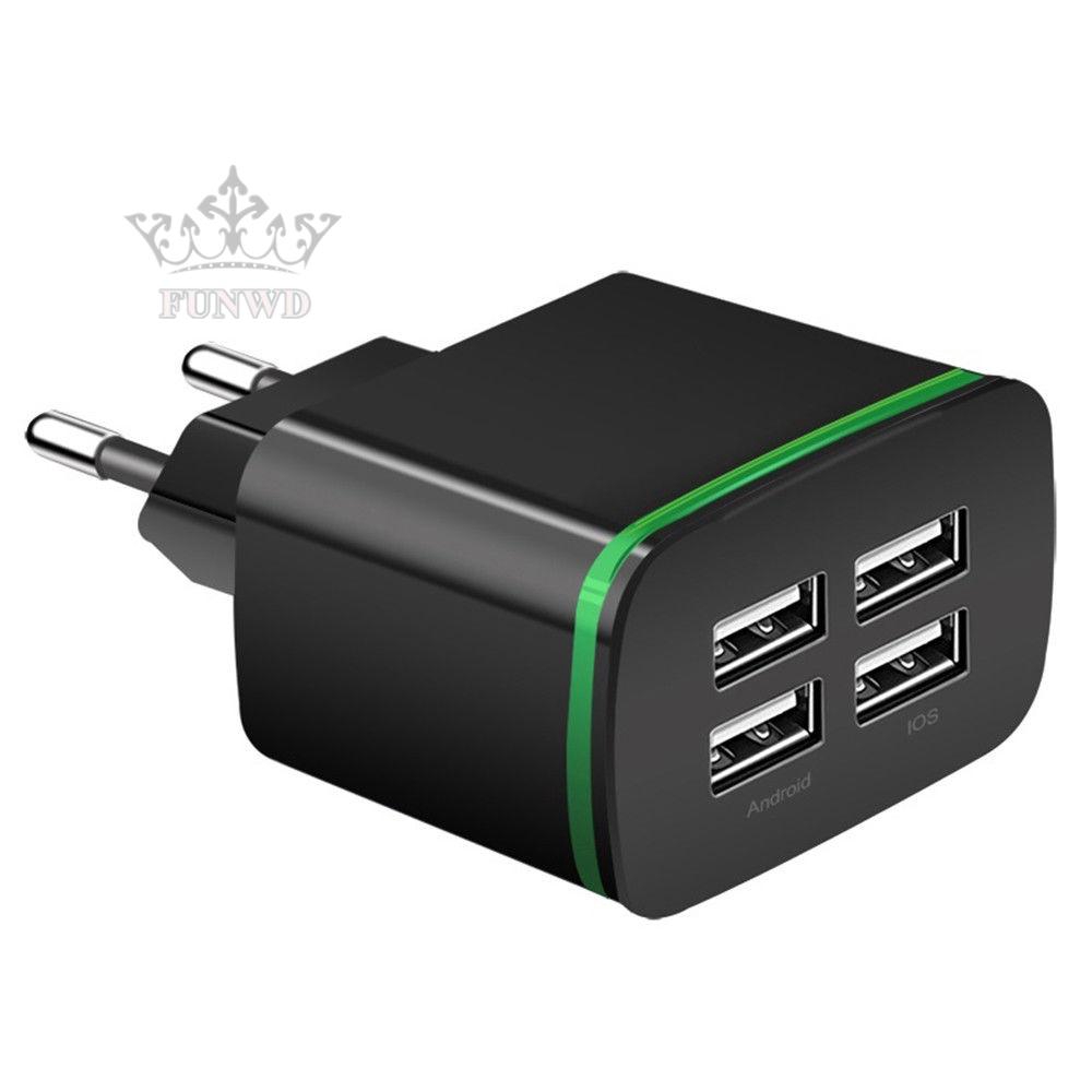 Ổ Cắm Sạc 5v 4 Cổng Usb Tiện Lợi